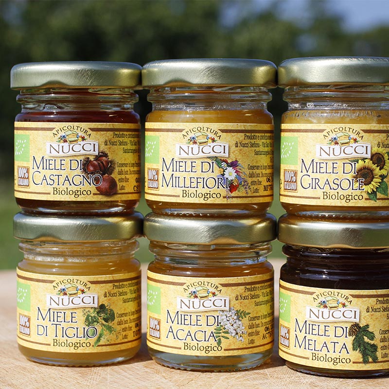 Box Degustazione 8 mielini da 40gr ognuno