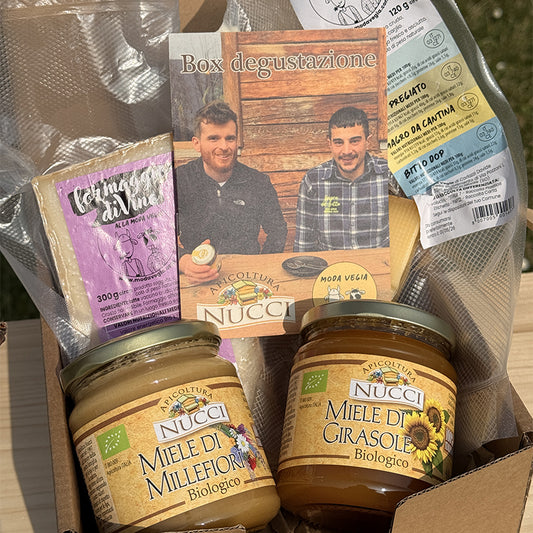 Apicoltura Nucci e Modavegia Miele e Formaggi  Box Degustazione